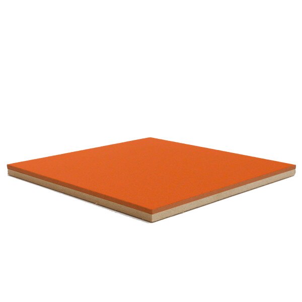 Forbo Tangerine Zest 2211 Bulletin Board cork on fiberboard backer